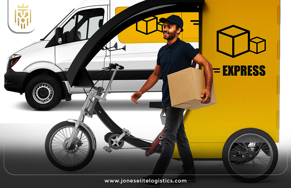 image of Electric delivery trucks or delivery being done through cycles | JEL